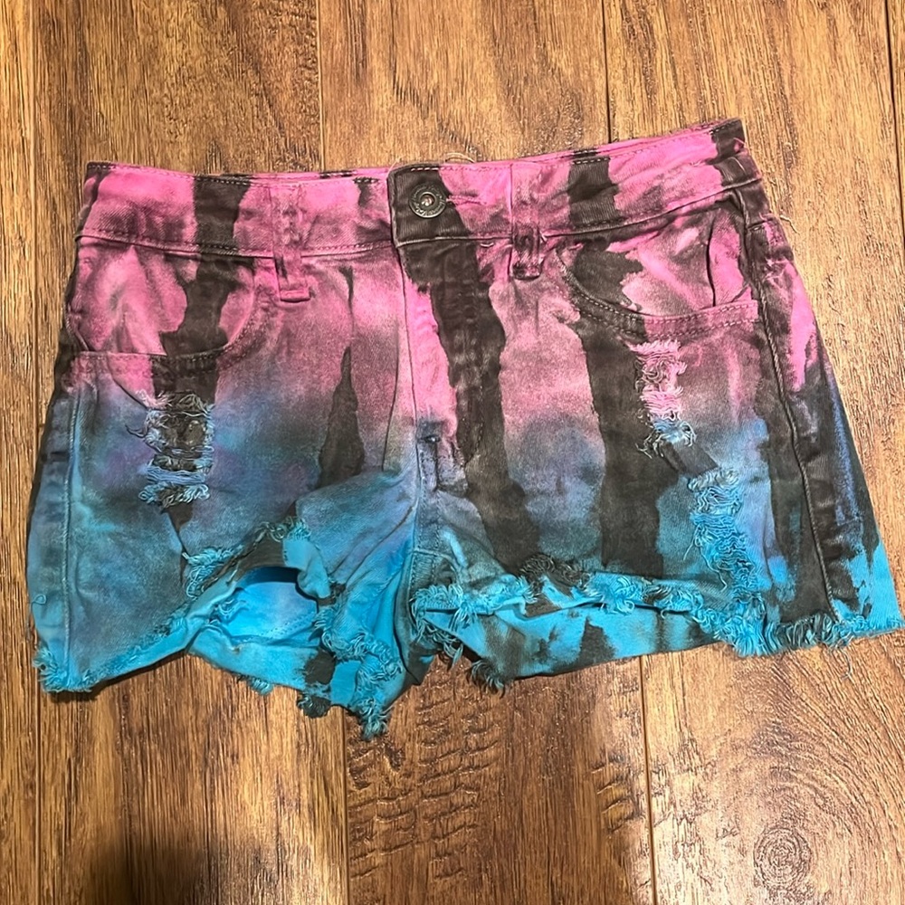 Vintage Havana tie dye Jean shorts
